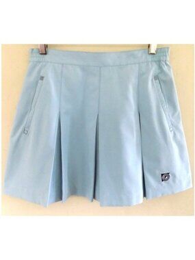 Pale blue tennis skirt 6 Jamie Sadock Pleats Pockets. Waist has stretch panels